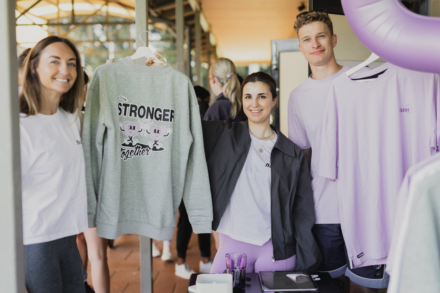 Unisex Oversized Crewneck - Stronger together