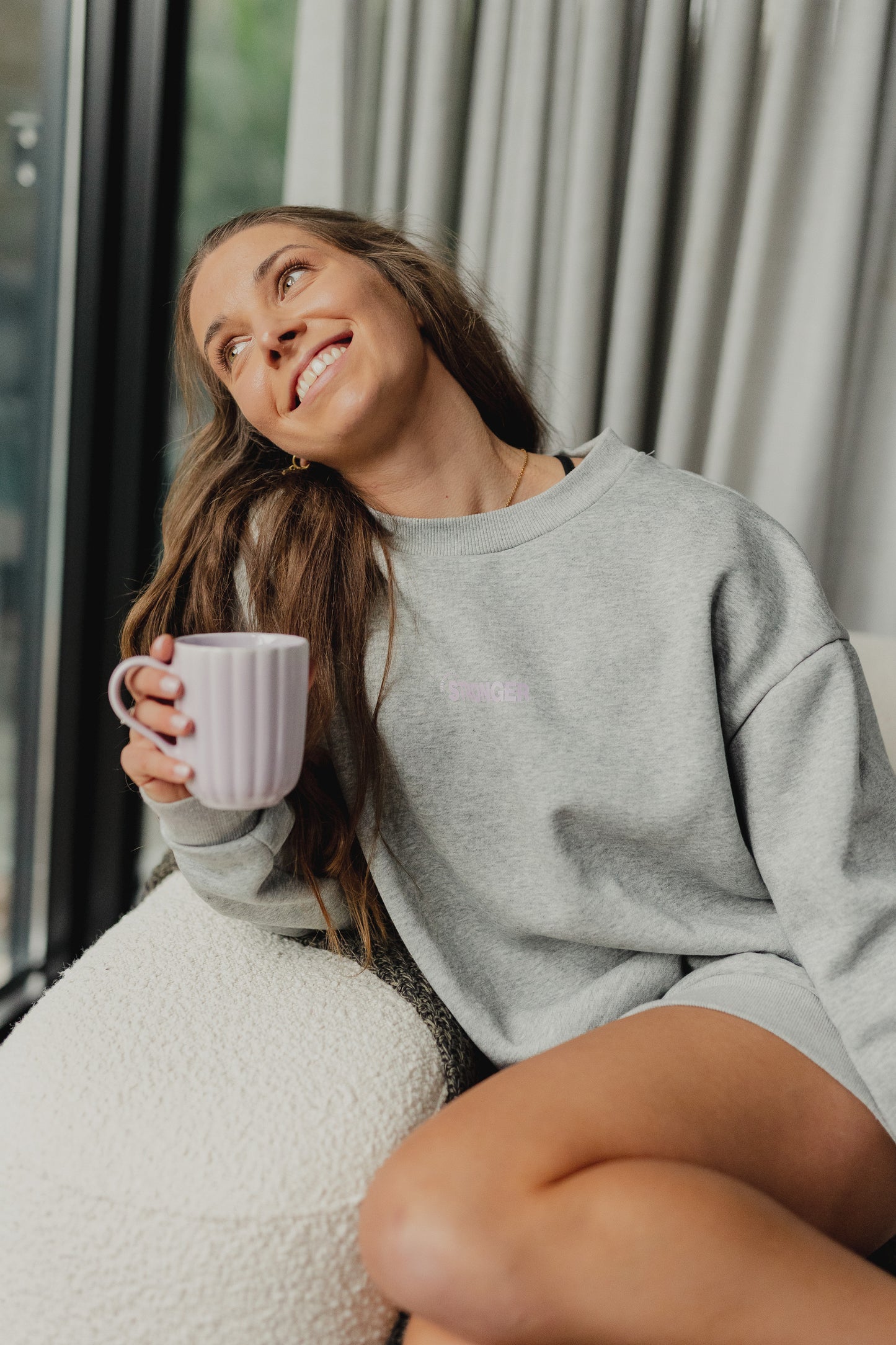Unisex Oversized Crewneck - Stronger together