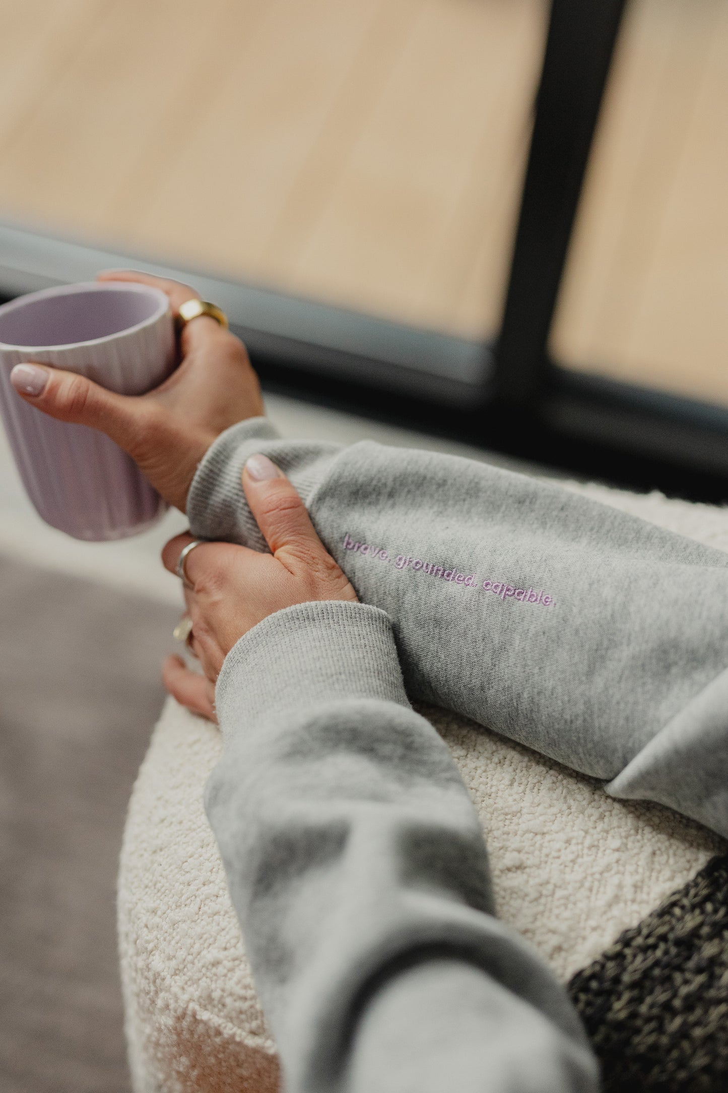 Unisex Oversized Crewneck - Stronger together