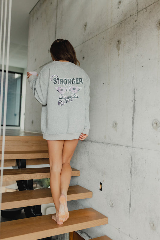 Unisex Oversized Crewneck - Stronger together